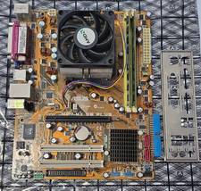 ASUS M2N-MX SE PLUS Motherboard w/ AMD Athlon 64 X2 4gb DDR 2 and I/O shield picture