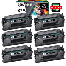 6 Pack CF287A 87A Toner Compatible With HP Enterprise M506dn M506n M506x M506dh picture