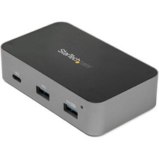 StarTech 3 Port USB C 3.2 Gen 2 Hub with Ethernet Adapter, 10Gbps USB Type C to picture