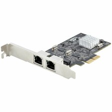 StarTech 2-Port 2.5G NBASE-T PCIe Network Card, Computer Network Card Interface, picture