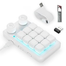 12-Key Macro Pad Programmable Mini Mechanical RGB OSU Knob Wireless Type-C picture