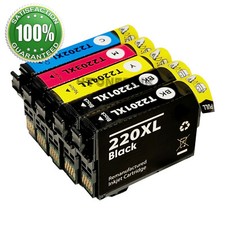 5PK 220XL T220 XL Ink For Epson XP-320 XP-420 XP-424 WF2630 WF2650 WF2660 WF2750 picture