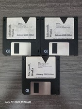 Vintage MICROSOFT WORKS Windows Series - 3 3.5