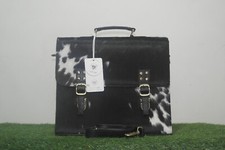 Cowhide Hair-on-Hide Laptop Bag: Rustic Western Style meets Modern Functionality picture