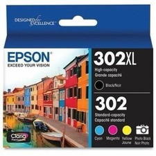 EPSON 302XL Black And 302 Color Ink Cartridge Combo Pack EXP 2026 picture