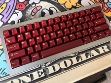 Grey Keychron Q4 - PC Plate - Modded 60% Gasket Custom Mechanical Keyboard picture