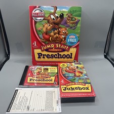 JumpStart Advanced Preschool CD-ROM 2002 Complete with Sealed Jukebox VHS Tape picture