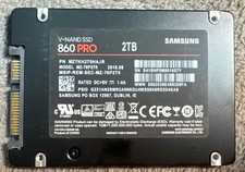 SAMSUNG 860 PRO SATA III 2.5-INCH V-NAND SSD  | 2TB | MZ-76P2T0 98% or Higher picture