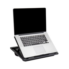Mind Reader Lap Desk Laptop Stand, Bed Tray, Collapsible, 1 Pack, Black picture