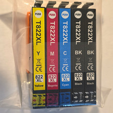 T822XL 822XL Compatible Inkjet Ink Cartridge Set 2x Black Cyan Magenta Yellow picture