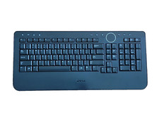Dell Wireless Slim Black Multimedia Keyboard w/Volume Play Calc Y-RBP-DEL4 M756C picture
