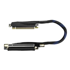 PCIe 5.0 x16 Graphics Card Extension Cable 270 Degree Silver-Plated GEN5 Cable picture
