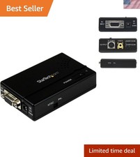 Versatile VGA to Composite RCA/S-Video Converter with NTSC & PAL Support picture