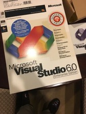 RARE AUTHENTIC Genuine Microsoft Visual Studio 6.0 Enterprise Edition 620-00139 picture