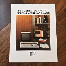 Exidy Sorcerer Computer Speaks Programmable Brochure 1979 PC Print with Insert picture