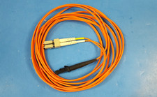 One- Multimode Fiber Cable, MTRJ Female to LC Duplex, 62.5/125, 3 Meter picture