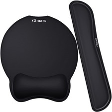 Gimars Upgrade Enlarge Superfine Fibre Soft Smooth Gel Ergonomic Mouse Pad Wrist picture