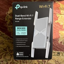 Sealed TP-Link RE403BE Dual Band BE6300 WiFi 7 Range Extender 6.3Gbps 2.5G Port picture