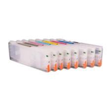 9*350ML Empty Ink Cartridge With One Time Use Chip For Epson 7800 9800 picture