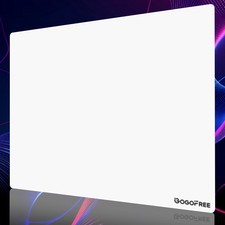 WIYIXI Tempered Glass Gaming Mouse Pad 400x300mm Moonlight White Non Slip picture
