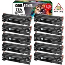 10PK CE278A For HP 78A LaserJet P1606dn M1536dnf MFP P1566 P1600 Toner Cartridge picture
