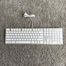 🔥 MACALLY Slim Key Pro Wired Keyboard TESTED fast shipping.  picture