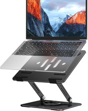 BESIGN Laptop Stand with 360° Rotating Base, Ergonomic Adjustable Notebook Riser picture