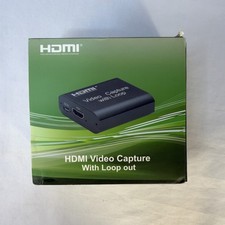 4K HDMI Video Capture Device with Loop Out Full HD 1080P  Retro Gaming picture