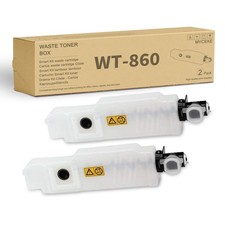 2 Pack Waste Toner Box WT-860 - Replacement Container for Kyocera Printers picture