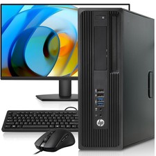 HP Z240 Desktop PC i7-6th 32GB RAM 1TB SSD 1TB HDD 24” LED KB&M Wi-Fi Windows 11 picture