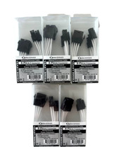8-Pin M-F Motherboard Power Extension Cable Sleeved 9.8in *LOT OF 5* picture