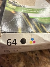 HP 64 Black/64 Tri-Color Cartridge Exp 11/2026 picture