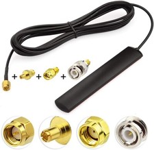 4G LTE Antenna 3dBi SMA Male Glass Mount BNC TS9 RP-SMA Adapter for 3G 4G Router picture
