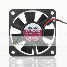 KD1206PHB2 DC12V 1.9W 6015 6cm Server Chassis 2-Wire Axial Original Cooling Fan picture
