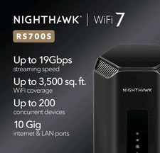 NETGEAR Nighthawk WiFi 7 Router RS700S, BE 19000 Up to 3,500 sq ft, 19 Gbps picture