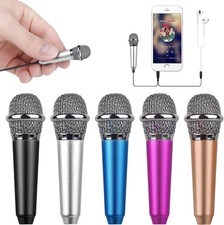 Uniwit Mini Portable Vocal/Instrument Microphone for Voice Video Silver  picture