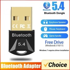 USB Bluetooth 5.4 Adapter for PC - Plug & Play on Windows 11/10 - Mini 5.4+ED... picture