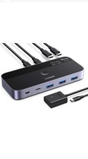 UGREEN 10 Gbps USB-C Sharing Switch – 2 In 4 Out USB-C Switch Support File Sync picture