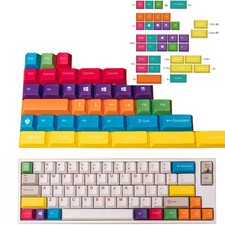 35 keys CMYW Extra Replacement Modifier Keycaps PBT Cherry profile  picture