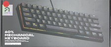 ATATRIX Gaming Keyboard - Black - 60% mechanical - READ DESCRIPTION picture