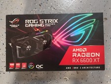BOX ONLY ASUS ROG Strix Radeon RX 6600 XT OC Retail Packaging - NO GPU picture