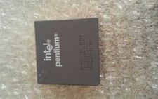 Intel P1 100 mHz Pentium Processor A80502100 (SX963)    Vintage picture
