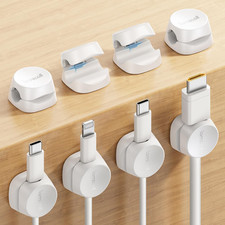 8 Pack Cord Organizer, [1S Lock] Cable Management Clips for Desk picture