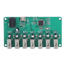 USB2.0 Hub Module 7-Port PCB Board with Device Indicator for Linux Android DC 5V picture