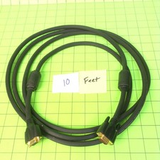 Computer Radio Shack 10FT S-VGA Extension Cable Cord (Gold Plated) picture