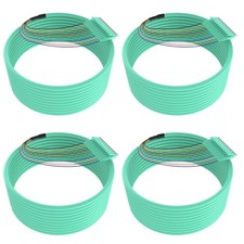 4 PCS LC UPC 12 Strand Multimode Fiber Optic Pigtail OM3/OM4 50/125 1.5m 5ft picture