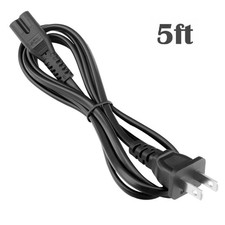 5 Feet 2-Prong AC Power Cord Cable Lead For Pyle Mini Video Projector PRJG82 picture