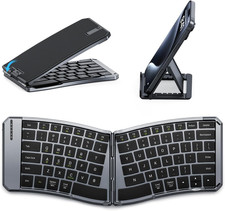 Ergonomic Foldable Keyboard, Split Portable Folding Bluetooth Keyboard picture