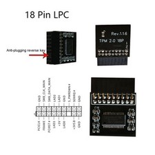 For Asrock TPM2 -SLI -S -SPI TPM2.0 Security Module SPI 14Pin LPC 14/18/20 Pins picture