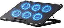 Base Refrigerante para Portátil con 6 Ventiladores, Compatible con Portátiles de picture